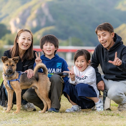 なかむーフォトが撮影した家族写真の出張撮影の写真