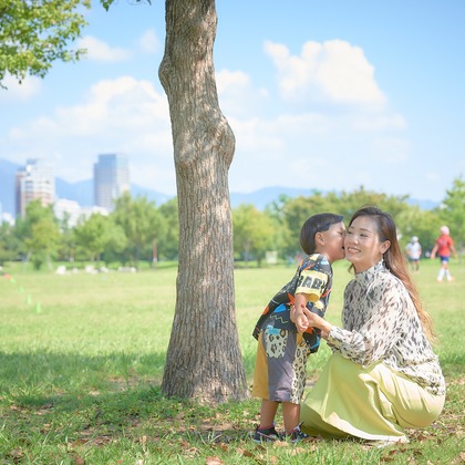 Earth Creative Productsが出張撮影した「ファミリー」の家族写真