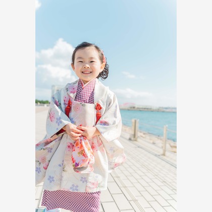 ツムグラフィーが出張撮影した家族写真, 七五三, 衣類が写ったエンゲージメントフォトの写真