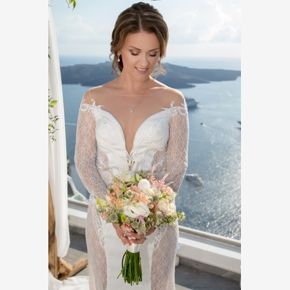 Photo of Santorini Wedding Ceremony taken by Olga Chalkiadaki