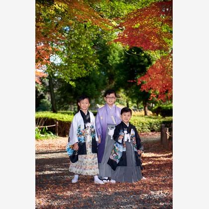 ProPhotos Japanが出張撮影した家族旅行, 七五三衣装, 秋が写ったハネムーンフォトの写真