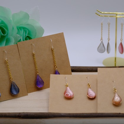 柴田美穂が撮影した「ハンドメイドピアス」の写真