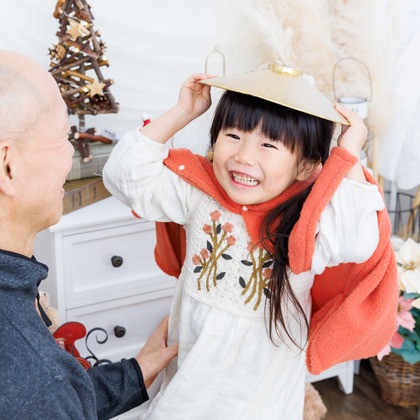 ちずカメラが出張撮影したワンピース, 荷物とバッグ, 赤ちゃん・幼児服が写ったスタジオ撮影の写真