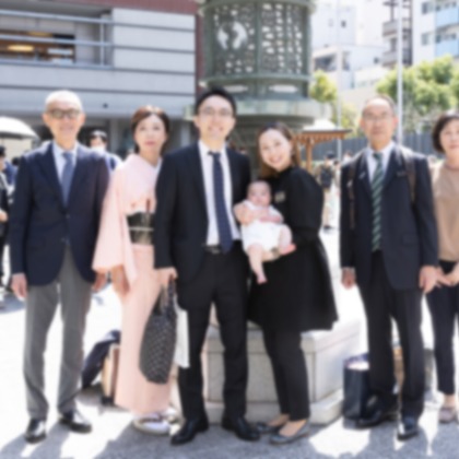 杉安写真事務所が出張撮影した「ご家族様からご依頼撮影」の家族写真