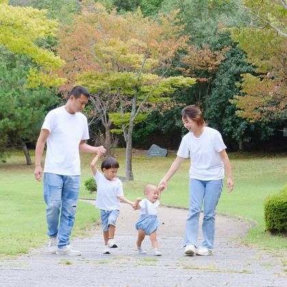 高夏写真店が出張撮影した「家族写真の撮影」の家族写真