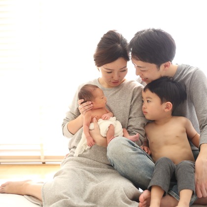 出張撮影HUG TIMEが撮影したスタジオ撮影の写真