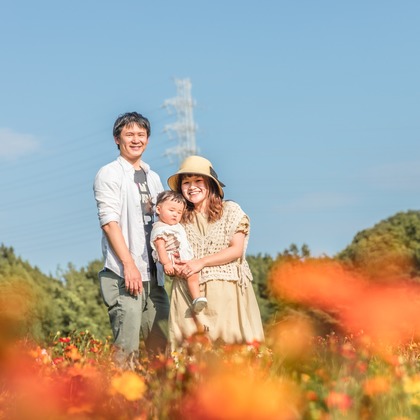 チャミーフォトグラフィーが撮影した家族写真の出張撮影の写真