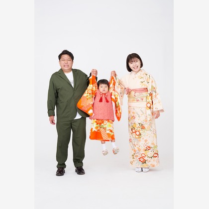森田寫眞館が出張撮影した「ファミリー」の家族写真