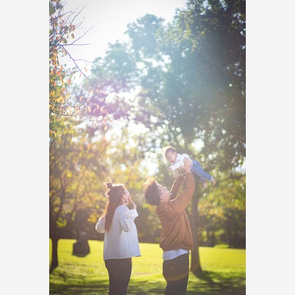 酒井大輔が出張撮影した家族写真, 植物, 七五三が写った家族写真の出張撮影/七五三フォトの写真