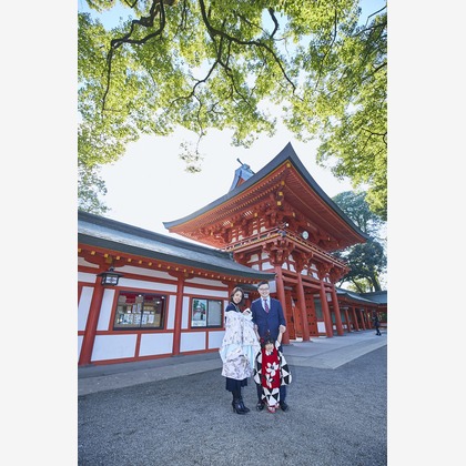 Photrip.tokyoが出張撮影した七五三, 赤, 春が写ったエンゲージメントフォトの写真