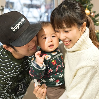 髙栁豪志が撮影した家族写真の出張撮影の写真