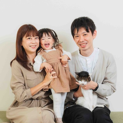 松井シンジが撮影した家族写真の出張撮影の写真