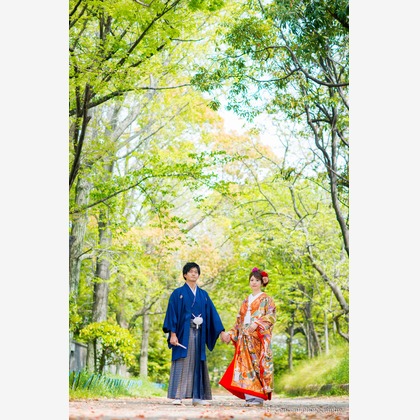 U-CONCENT (香川裕貴)が撮影した「和装ロケーション前撮り_大阪城公園」の写真