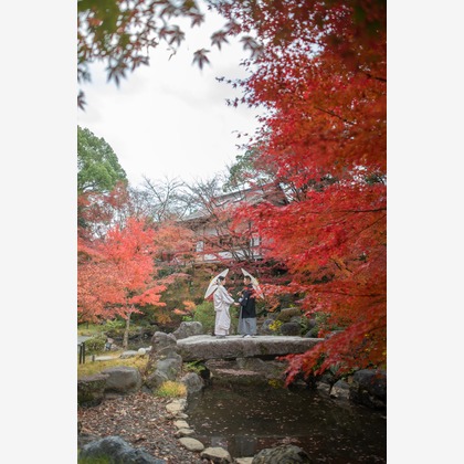 saruco(岩崎寿）が撮影した「秋の和装前撮り」の写真