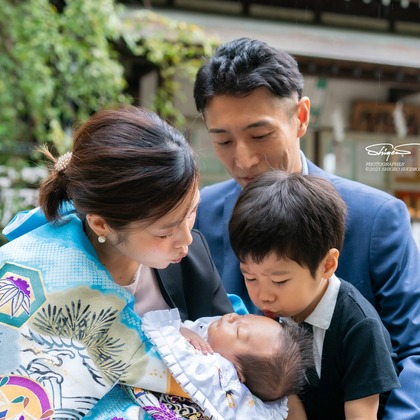 杉森 茂夫 (Photo Studio SS)が出張撮影した「七五三、お宮参り、家族写真」の家族写真