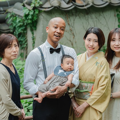 玉城　肇が出張撮影した家族写真(キッズ,ベビーフォト)などが写った「＃」の家族写真