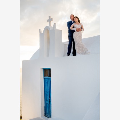 Photo of Santorini Wedding Ceremony taken by Olga Chalkiadaki