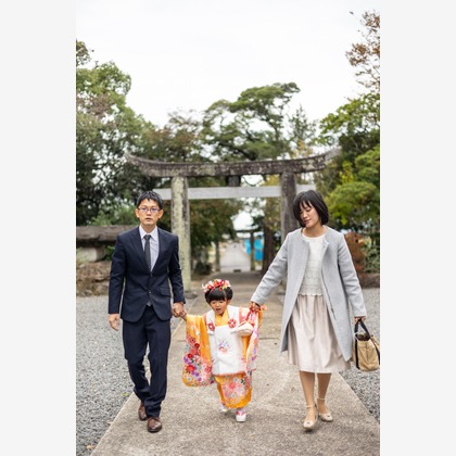 PhotoBaseありよしが撮影した家族写真の出張撮影/七五三フォト/お宮参り/旅行先の記念撮影の写真