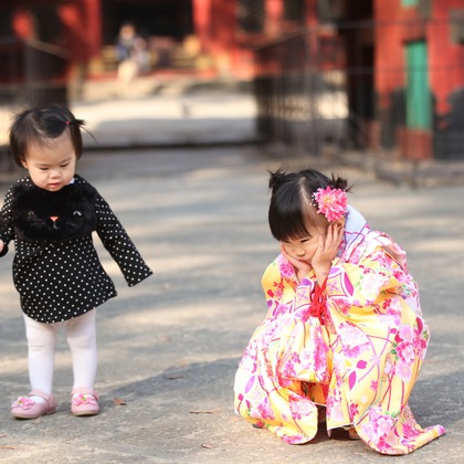 Kan Suzuki  photographyが出張撮影した自然の風景, 七五三, スナップショットが写ったエンゲージメントフォトの写真