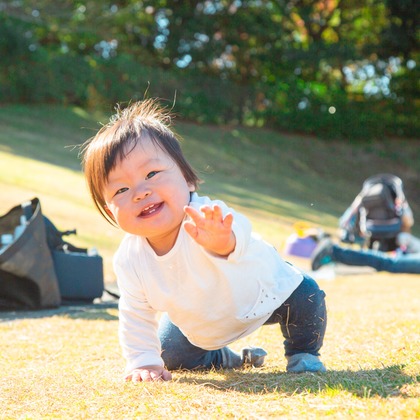 ゆのみふぉとが出張撮影した自然の中の人々, 子供たち, 家族写真が写った家族写真の出張撮影の写真