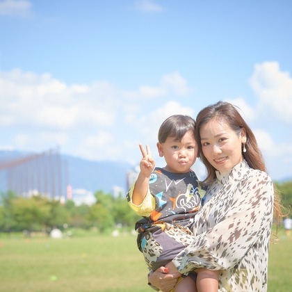 Earth Creative Productsが出張撮影した「ファミリー」の家族写真