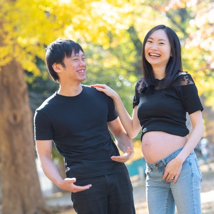 滝絵理香が撮影したマタニティフォト/家族写真の出張撮影の写真