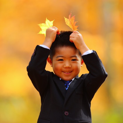 稲蔭一道が出張撮影したビューエグの庭, フラッシュ撮影, 自然の風景などが写った「家族写真、ロケーションフォト」の家族写真