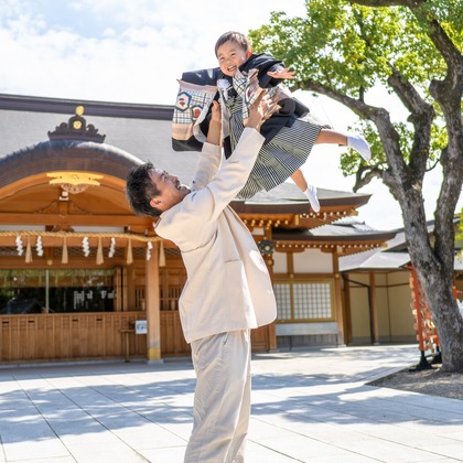 中村雅樹が出張撮影した記念写真, 成人式, オレンジが写った七五三フォトの写真