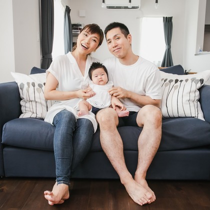 ゾクが撮影した家族写真の出張撮影の写真