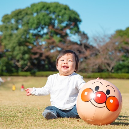 ゆのみふぉとが出張撮影した自然の中の人々, 子供たち, 家族写真が写った家族写真の出張撮影の写真