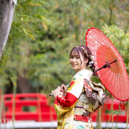大森光太郎・K-PHOTOが出張撮影した「成人式撮影」の家族写真