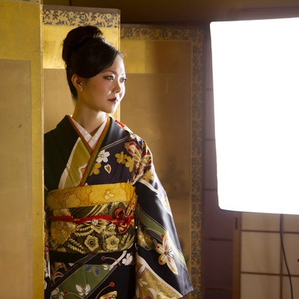 スマイルハンターが出張撮影した家族写真(キッズ,ベビーフォト)などが写った「成人式フォト」の家族写真