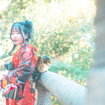 kudophotoが撮影した家族写真の出張撮影/成人式撮影の写真