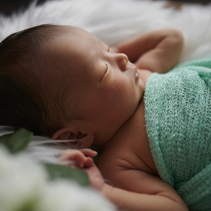 須貝フォトサービスが撮影したニューボーンフォトの写真