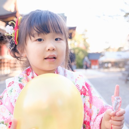 高夏写真店が撮影した七五三フォトの写真