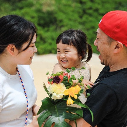 ポートレート沖縄が撮影した家族写真の出張撮影の写真