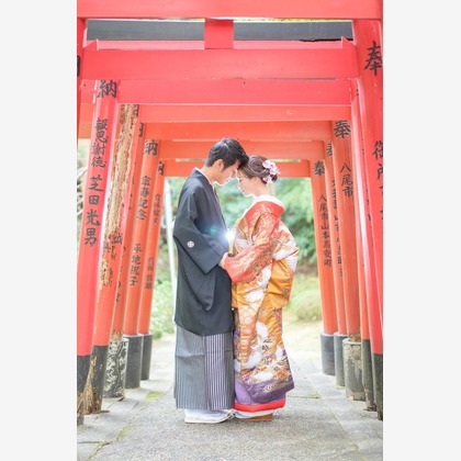 Photo of wedding kimono taken by Eve