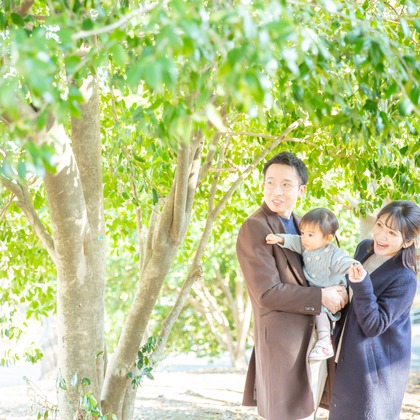 今泉秀樹が出張撮影した「昭和記念公園」の家族写真