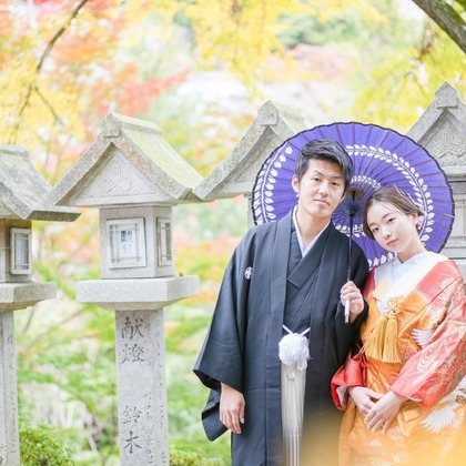 Photo of wedding kimono taken by Eve