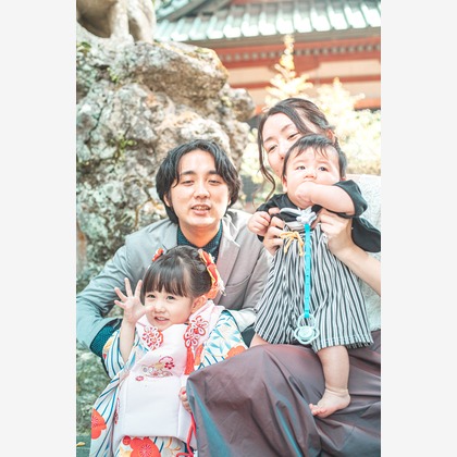 kudophotoが撮影した家族写真の出張撮影/七五三フォトの写真