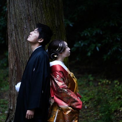 Photo of wedding kimono taken by Eve