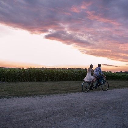 Photo of Engagement Portfolio taken by Jen Linfield Photography