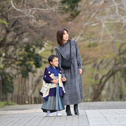 寫樂斎が撮影した家族写真の出張撮影/七五三フォトの写真