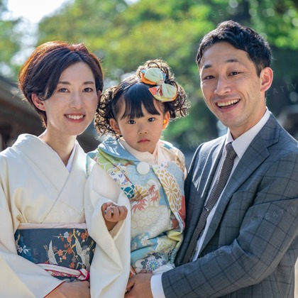 CREATIVE HOUSEが出張撮影した「七五三」の家族写真