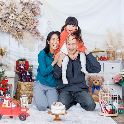 ちずカメラが出張撮影したワンピース, 荷物とバッグ, 赤ちゃん・幼児服が写ったスタジオ撮影の写真