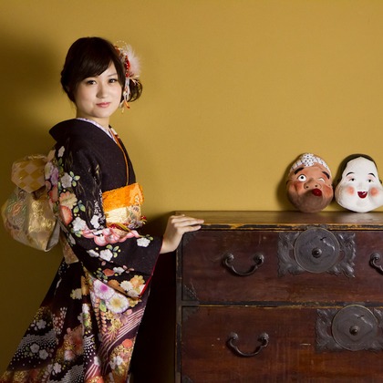 スマイルハンターが出張撮影した家族写真(キッズ,ベビーフォト)などが写った「成人式フォト」の家族写真