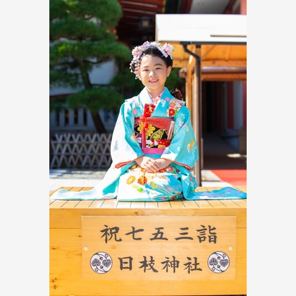 Kan Suzuki  photographyが出張撮影した家族写真, 七五三, 衣類が写った七五三フォトの写真
