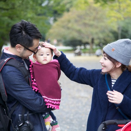 Fotocrossが出張撮影した食べるとホッとする料理, 下鴨神社, 食器が写った家族写真の出張撮影/七五三フォト/お宮参りの写真