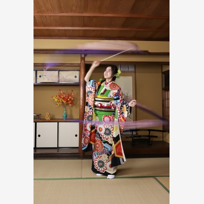 スマイルハンターが出張撮影した家族写真(キッズ,ベビーフォト)などが写った「成人式フォト」の家族写真