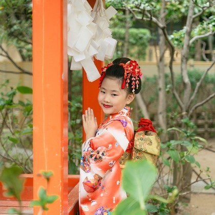 Tatsuyaが出張撮影した家族写真(キッズ,ベビーフォト)などが写った「七五三撮影（神戸 生田神社）」の家族写真